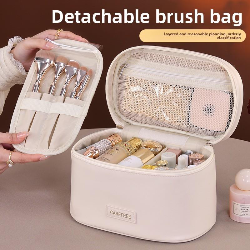 Pu Material Travel Cosmetic Bag With Waterproof Design For Daily Use And Storage