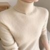 Navava SofT Basic Solid TurTleneck Long Sleeve KniT T shirT Nk3214