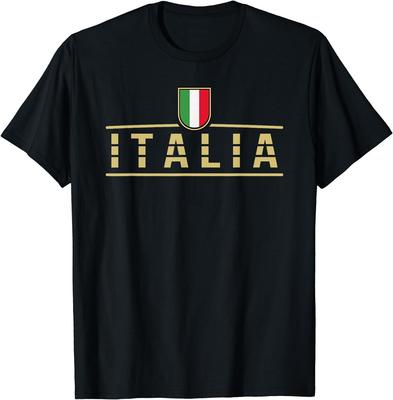 New Limited Soccer Italia Italian Flag Italy T-Shirt