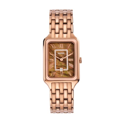 

Fossil RAQUEL ES5323 Women s Watch, Pink Gold