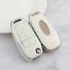 3 Bottons Silver Tpu Auto Key Fob Cover Case Fit For Ford Fusion Fiesta Mondeo Ecosport Kuga Escort Everest Ranger F-150 F150 Auto Accessories