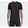 Adidas Polo Shirts Men's Black Polo Collar Moderate Straight Fit DT9911