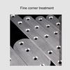 10pcs Stainless Steel Flat Straight Brace Brackets Easy to Install Convenient Use for Wood Furniture Connecting