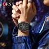 Fashion Student Quartz Watch Multi Functional Three Eye Six Pin Waterproof Luminous Calendar Men's Quartz Watch