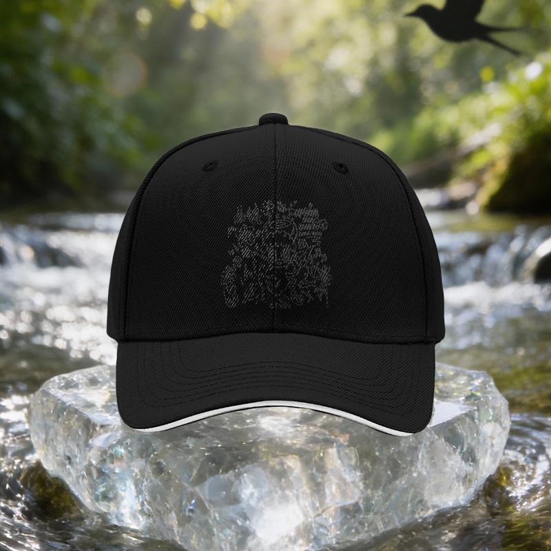 Devil Angel Graffiti Pattern Sandwich Baseball Cap Unisex Easy Lightweight Adjustable Outdoor Sun Hat Ideal Gift for Travel Part