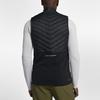 Nike Aerolayer Thermisch Abweisend Durchgehender Reißverschluss Schwarze Laufweste Herren CJ5478-010