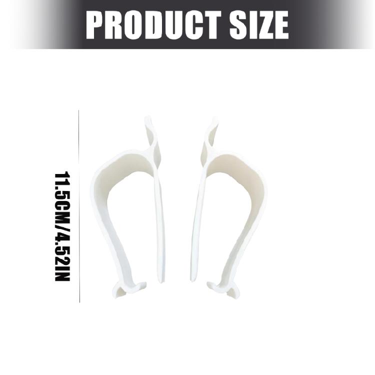 1Pair Toilet Seat Lock Clamps Stops Unwanted Movement And Noise Easy To Install Without Damaging Porcelain