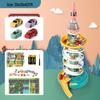 Dinosaur Adventure Skyscraper Track Car Set for Kids