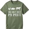New Arrived For Unisex Summer Tshirt Brand Chicken Pig Cow You Cant Beat My Meat Classic For Him Tee Shirt Male Tshirt Brand