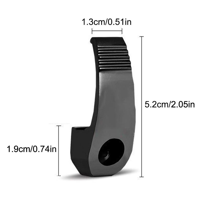 Universal Motorcycle Hook Aluminium Alloy Helmet Hook Single Hole Hook For Dirt Bike Electric Scooter Motorcycle