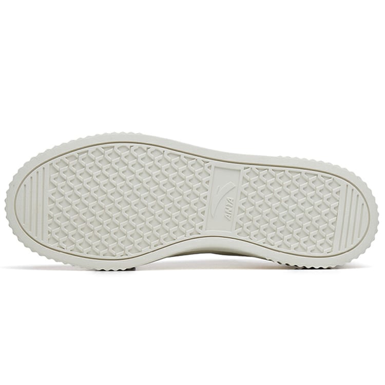 Anta Life Collection Slip Resistant Abrasion Resistant Low Top Skateboard Shoes Women's White Blue 122138066-2
