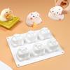 Mostsom 3D Hamster Shape Silicone Mold Cake Baking Molds for Dessert Cake Mousse Heart Shape Molds for Making Handmade Soap Making Chocolate Mould