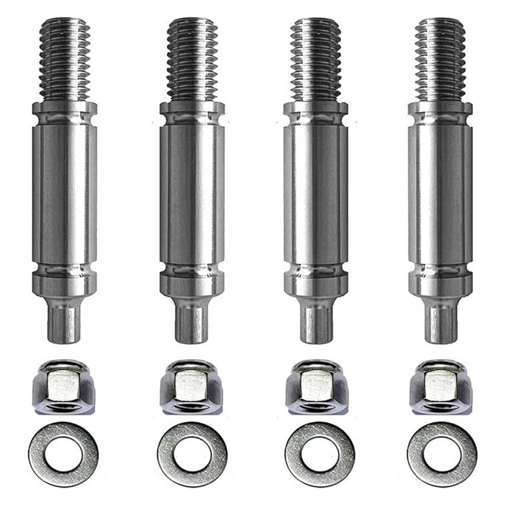 4PCS Heavy Duty Dryer Drum Support Roller Shaft Kit Designed for Reliable Performance and Long Lifespan in Household Dryers