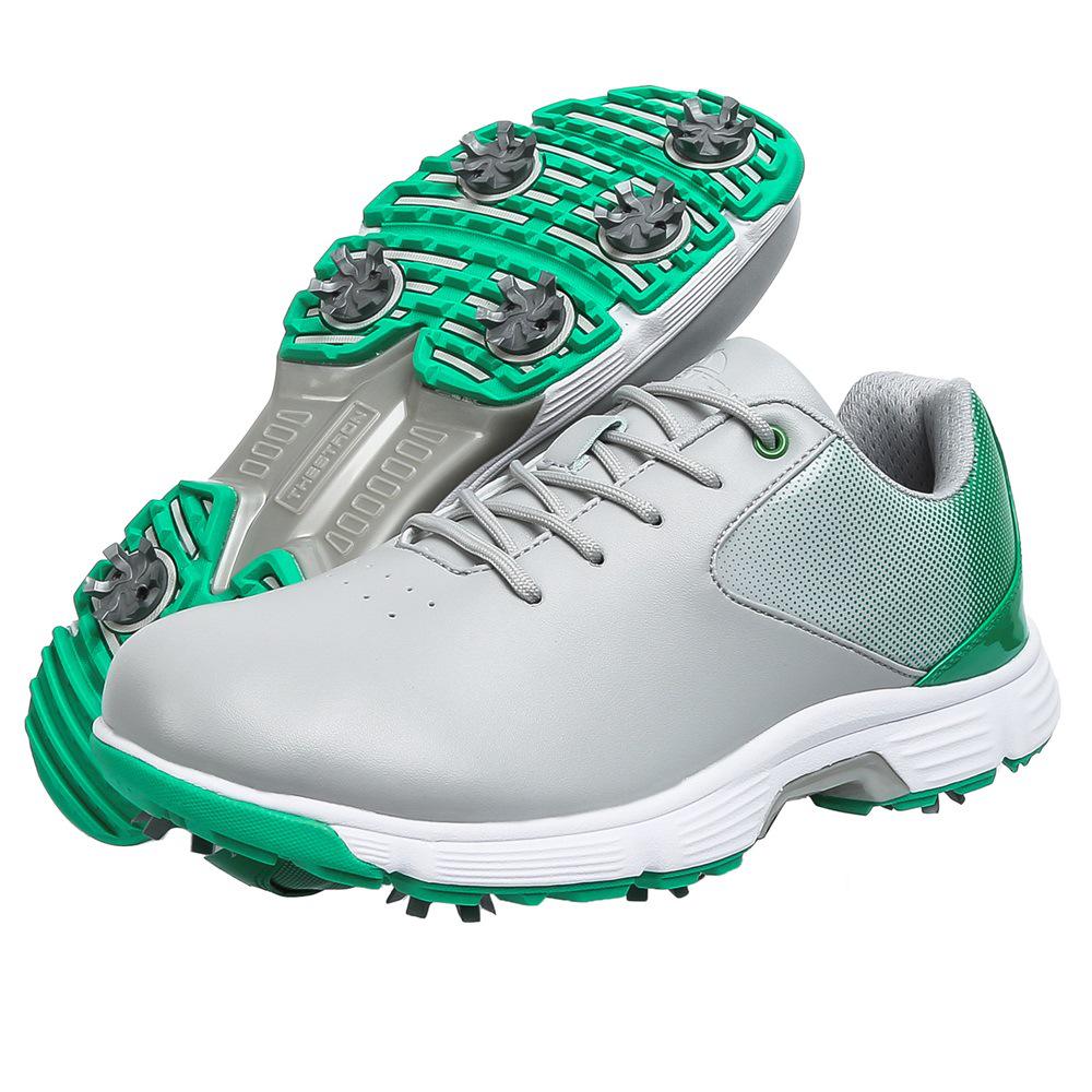 Lechuang THESTRON Waterproof Spiked Golf Shoes, Sizes 39-49 - Casual & Training Footwear