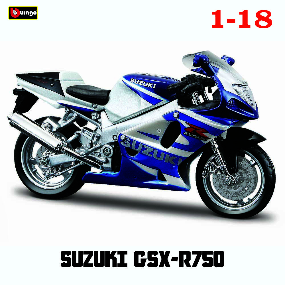 Bburago 1:18 2023 GASGAS RX450F Honda Africa Twin Adventure 790 Adventure R Rally 450F X Diavel S motorcycle model Toy Series