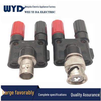 BNC Nickel-Plated 4MM Banana Plug: BNC Male To Dual Binding Post Adapter with Male/Female Options To Dual Banana Sockets