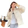 Down Jacket Women's Winter New Short Small Bread Jacket Stand-up Collar Thickened Loose Couple Winter