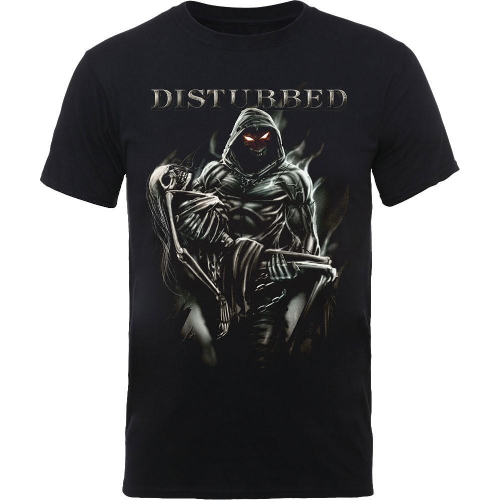 Men s Disturbed Lost Souls Slim Fit T-shirt Large Black 2XL