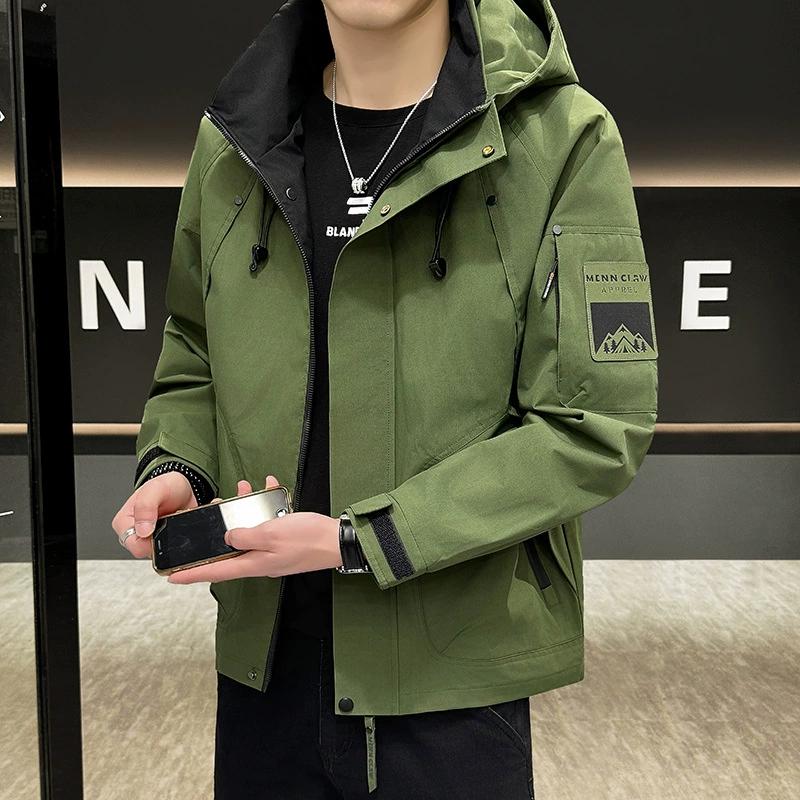 

Stormtrooper Jacket for Men, Outdoor Workwear, Hooded Jacket for Men XL зелёный