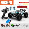 New Rc Car Off Road 4x4 High Speed 75KM/H Remote Control Car with LED Headlight Brushless 4WD 1/16 Monster Truck Toys for Boys Gift