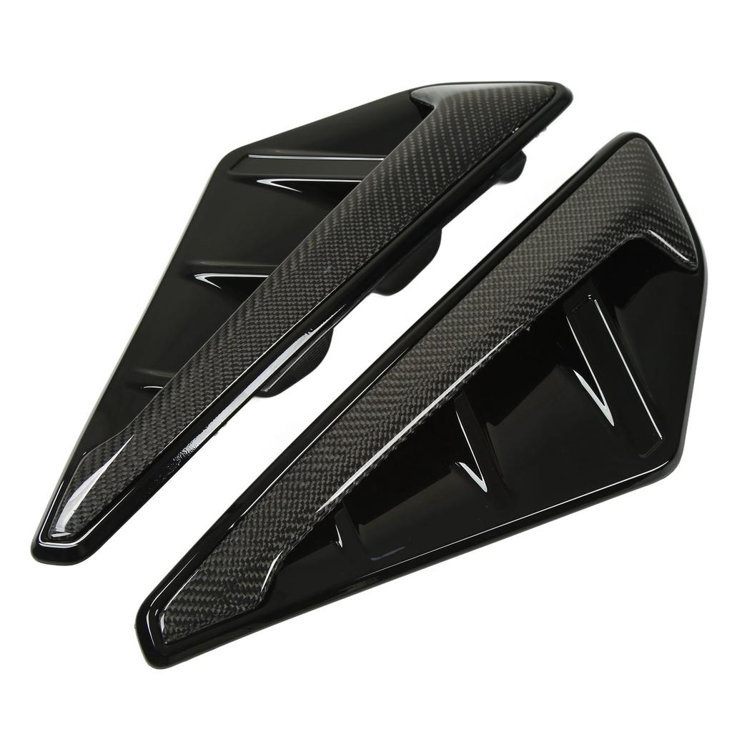 1 Pair Fender Side Vent Cover Trim Carbon Fiber Air Outlet Frame Replacement for X5 X5M F95 2019‑2022