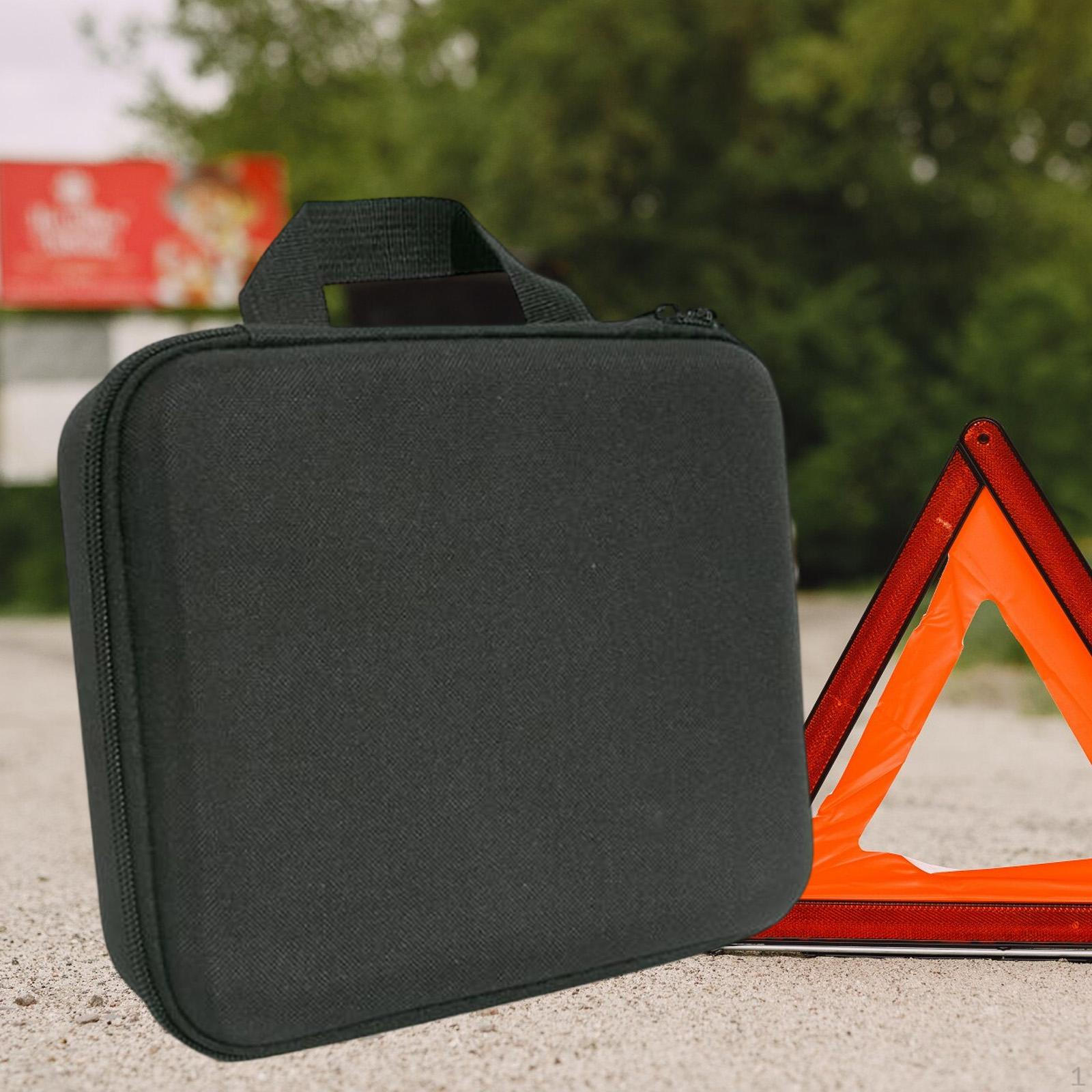 

Warning Triangle Storage Bag Carrying Case EVA Protect Compact Universal Dustproof Waterproof