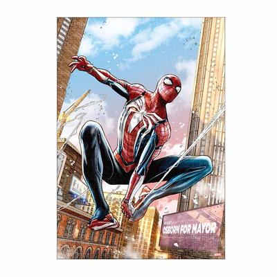 Tenyo In 1000 Piece Jigsaw Puzzle Marvel Comes with Glue and Spatula Service Card Included [Made Japan] Spider-Man Spider-man (51x73.5cm) R-1000-638