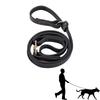 Premium Leather Dog Leash With Swivel Snap Hook Large Breeds German Shepherd Golden Retriever Strong Pull Control