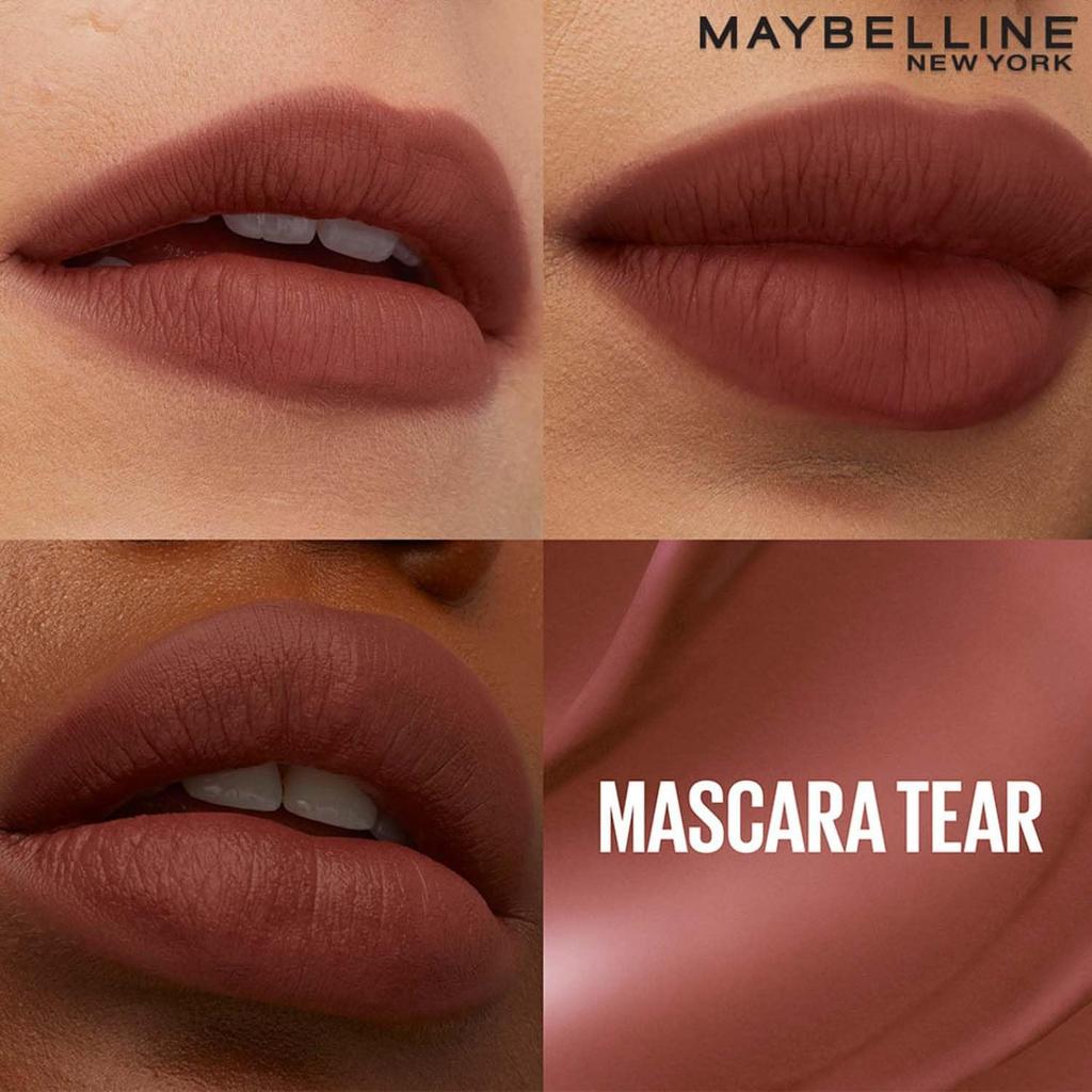 Maybelline New York Superstay Teddy Tint Lip And Cheek Color Mascara Tear 5ml Long Lasting Blurred Matte Transfer Proof