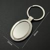 Custom Name Couple Keychain Anniversary Gift for Boyfriend Him Her Stainless Steel Key Ring Laser Engraved Sided Text Keyring