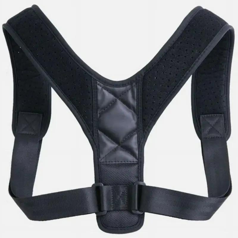

S/M/L/XL Sizes Breathable Back Posture Corrector Shoulder Support Correction Belt Repair Straight Shoulder Home Office Man Woman S чёрный