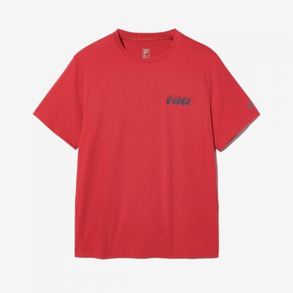 Fila Cooling ShorT Sleeve T shirT Aquaex RED/115