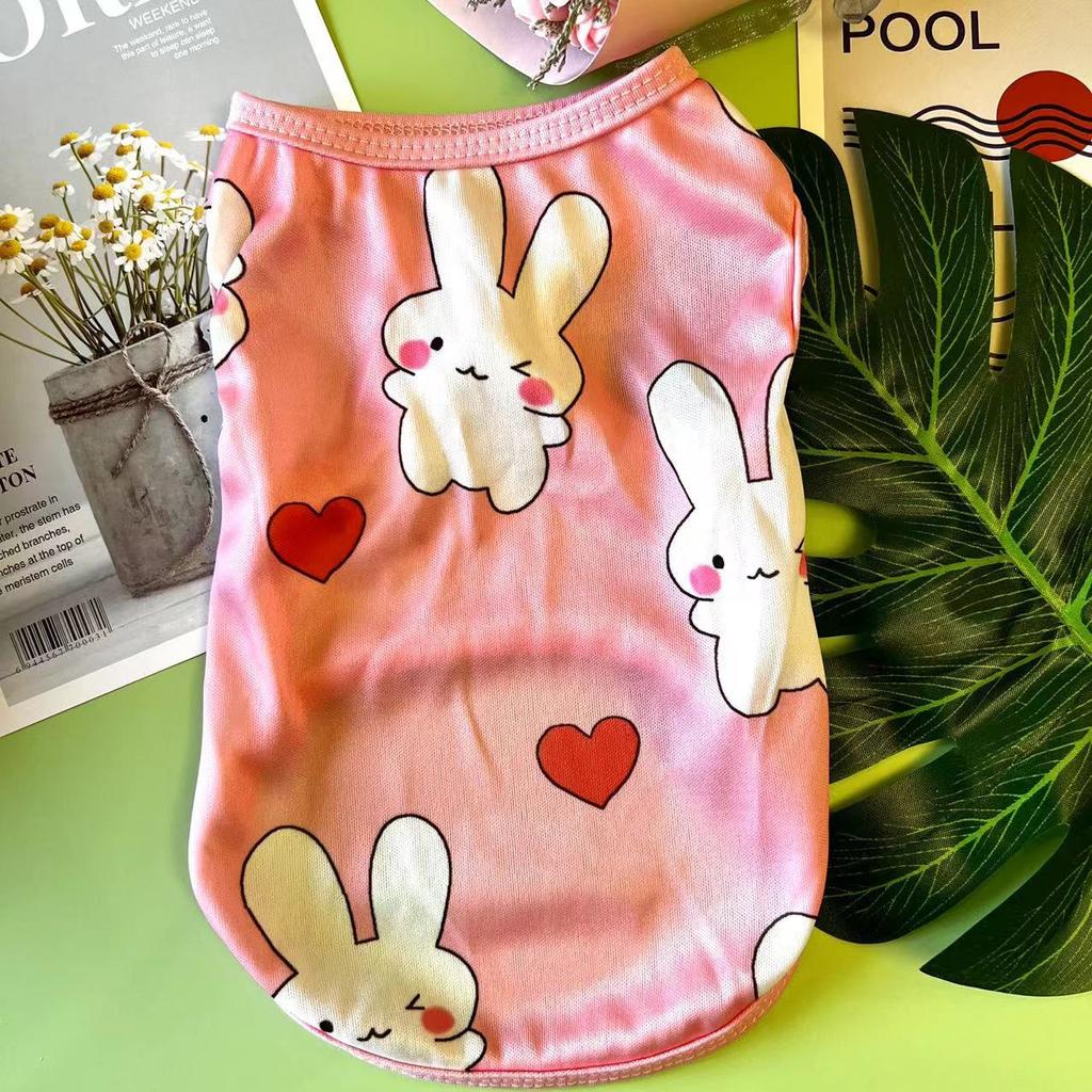 Spring and Summer Dog Clothes Cat Teddy Poodle Chihuahua Bizarre Bear Small Medium Dog Clothes Yellow Duckling Vest