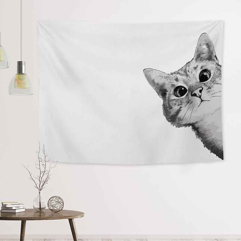 VIKAMA American Minimalist Mandala Tapestry Wall Decoration Living Room Bedroom Dormitory Easy To Hang Home Decoration