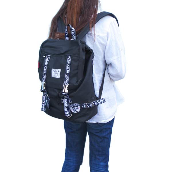 Betty Boop Backpack Day Bag Black 20L