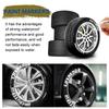 3 Piezas Marcador de Pintura Impermeable Blanco Bolígrafos de Pintura Blancos Bolígrafo de Pintura Para Neumáticos de Coche