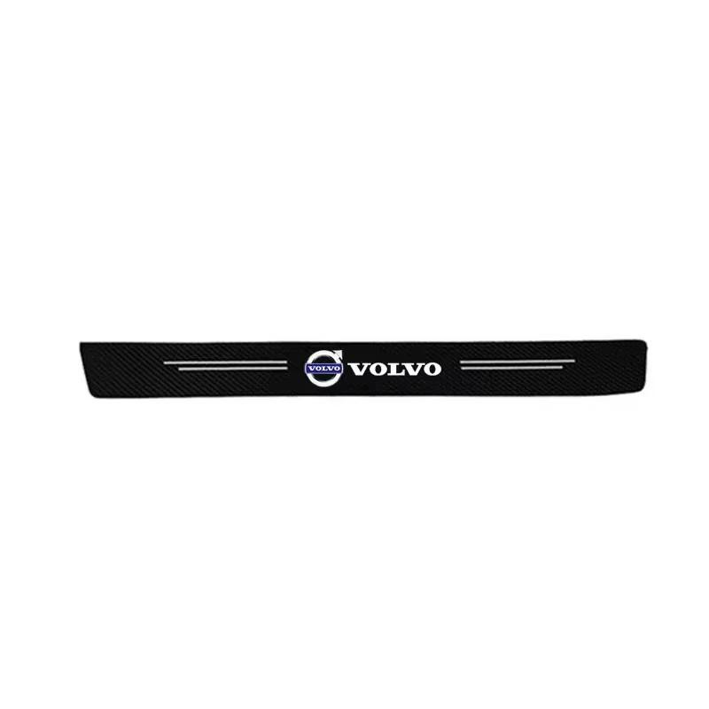 Car Carbon Fiber Threshold Protection Strip Door Decorative Sticker for Volvo S60 S90 XC40 XC60 XC90 V50 V60 V90 S40 S80L Car