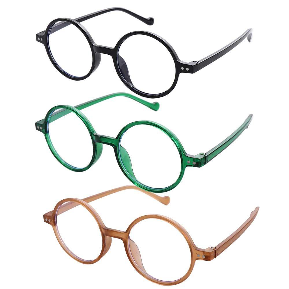 For Resin Round Presbyopic Hyperopia Eyewear Glasses Computer Glasses Reading Glasses