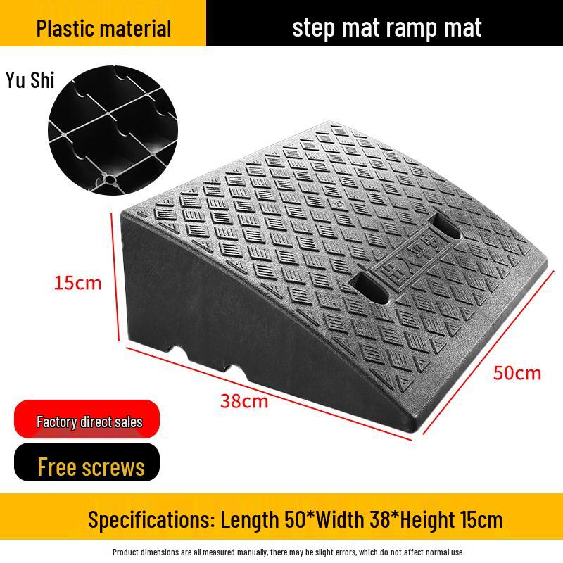 Outdoor Plastic Car Step Ramp for Door Sills and Stairs