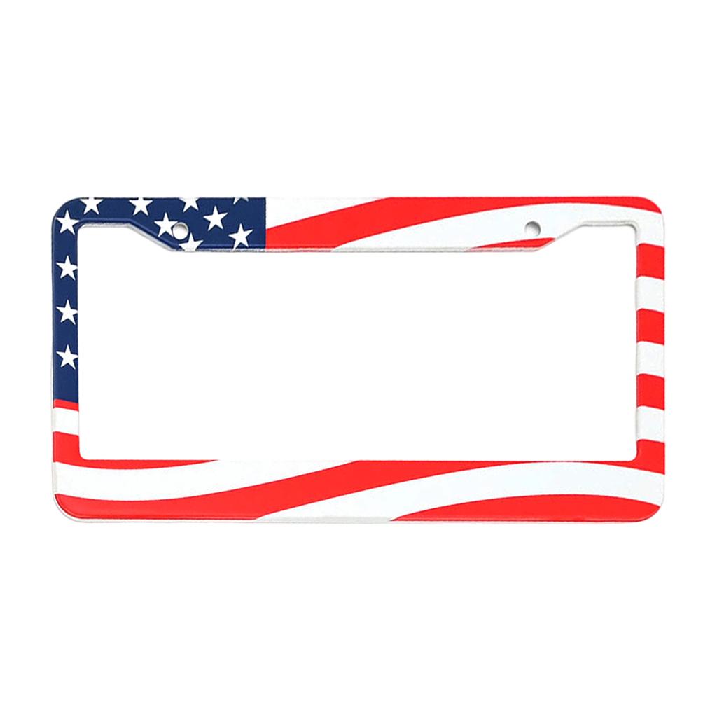 250th Anniversary Cars Plate Frame Easy To Install American Flag Car Tag Frame for Patriots Festival Celebrations Anniversaries
