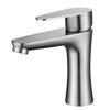 304 Stainless Steel Single-Hole Basin Faucet with Hot & Cold Water