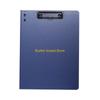 W89C Standard Size Flipping Clipboard Folder With Metal Clip File Organiser wth Writing Board For School Office 12.6x9.25In
