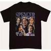 Spencer Reid Vintage Graphic TShirt 90s TV Show Design Unisex Casual Style 100 Cotton 220g Weight Perfect Gift for Unisex