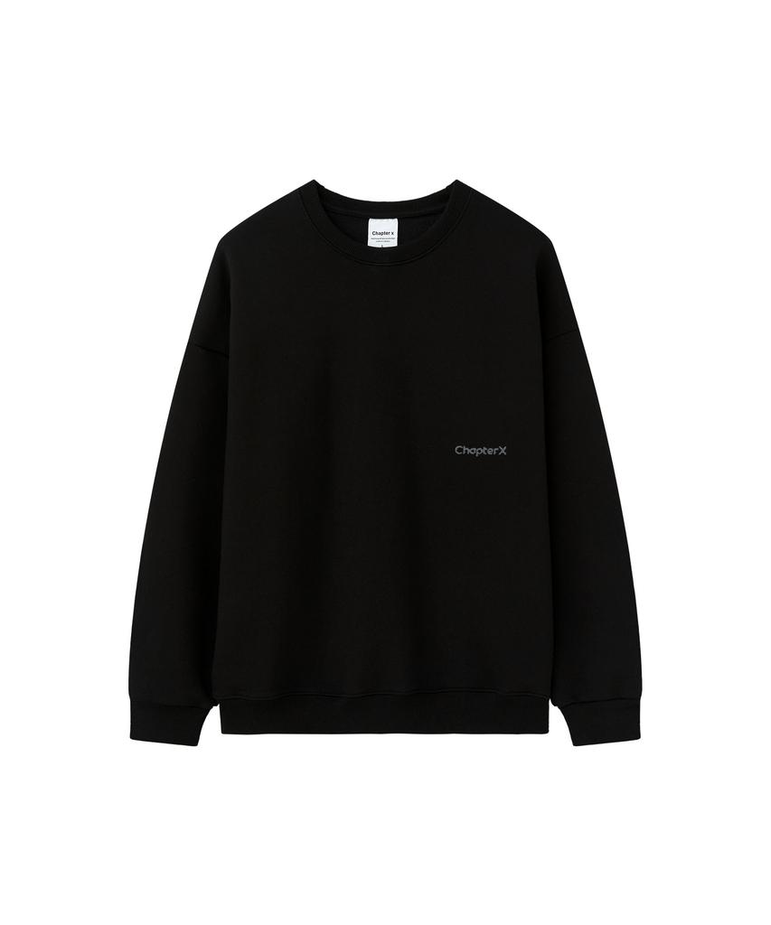 Chaebteoegseu X-Rib Sweatshirt (Black)