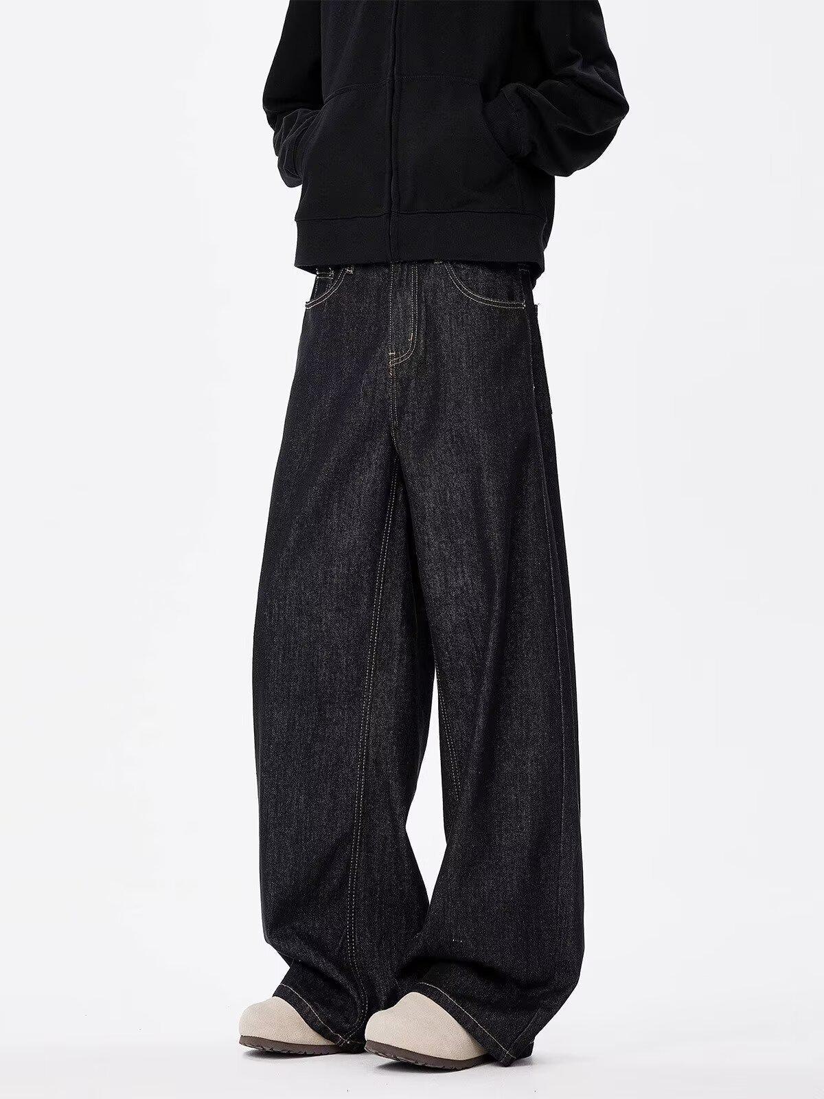 

Мужские джинсы American Retro Wide-Leg - модные, свободные, прямые повседневные брюки Cross-border MCL.K8672, S