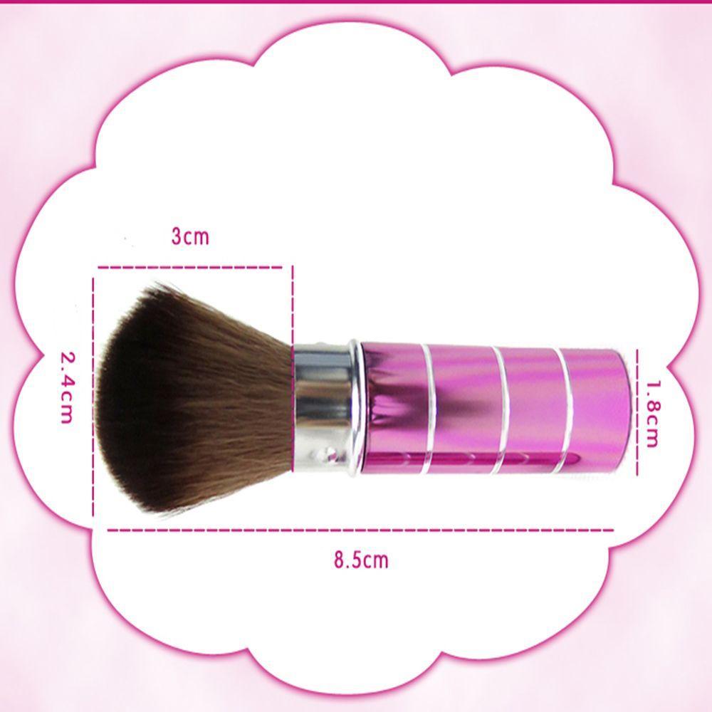 Fashion Professional Facial Cosmetic Makeup Tools Portable Retractable Blush Brush