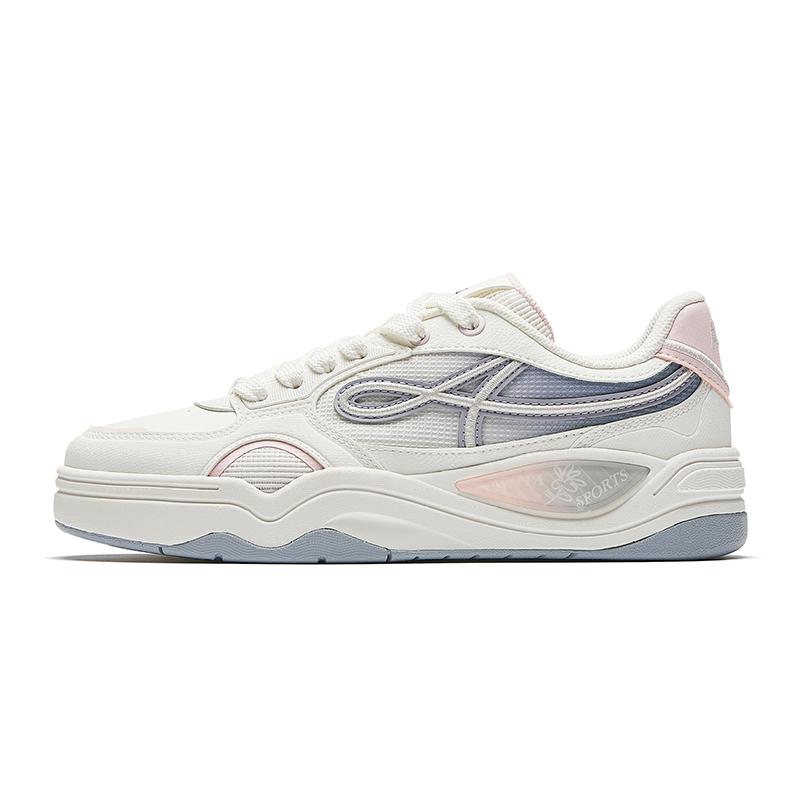 

Anta Synthetic Leather, Textile Lightweight And Breathable Low top Skateboard Shoes Women s 122628094-1 36.5
