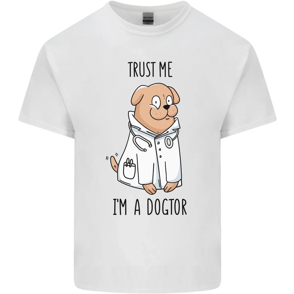 Dog Trust Me Im a Dogctor Doctor Vet Funny Kids T-Shirt Childrens