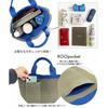 Rootote Knit Mini Tote Bag, Machine Washable, SN Deli Refle-A 1035 (03 Blue)