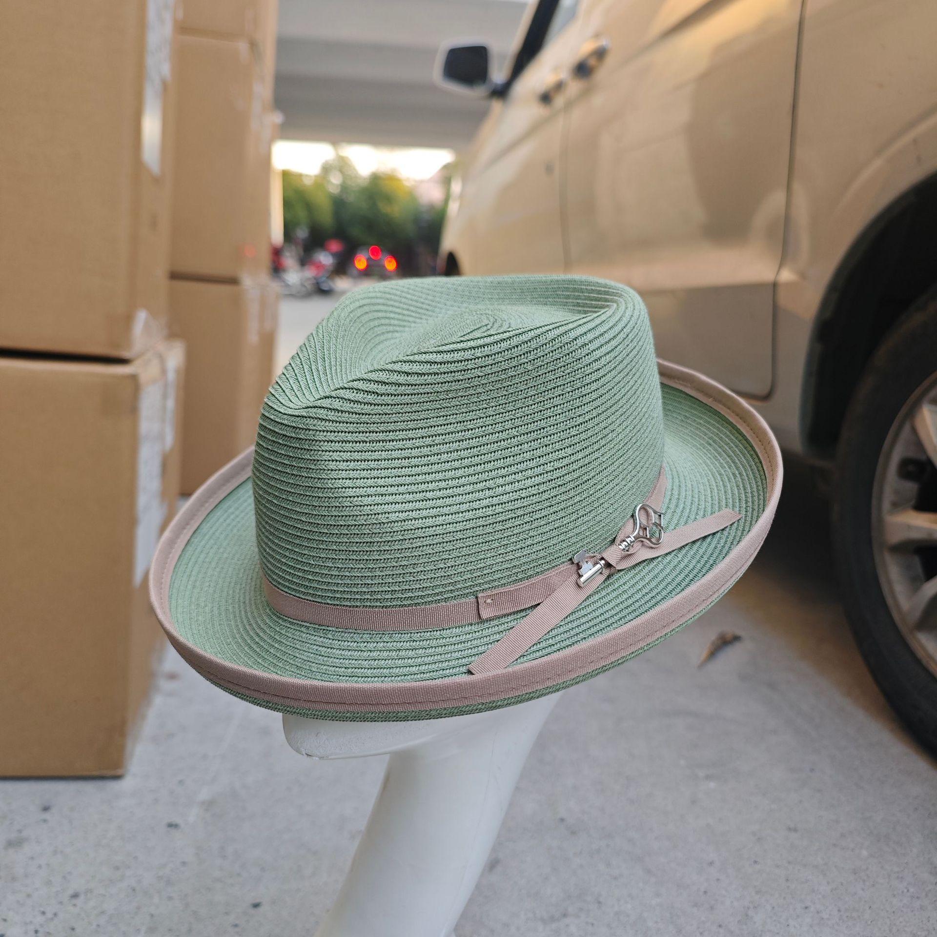 

Summer Straw Hat Women S Beach Hat Seaside Sun Protection Small Fresh Travel Versatile Sun Hat Cover Face світло-зелений колір